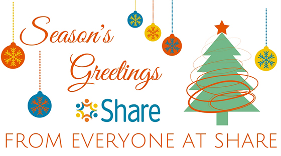 Season's Greetings from Everyone at Share