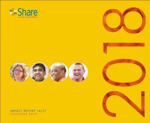 Share Community Impact Report and Recipe Calendar