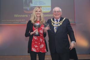 Share Community winning the Mayor's Award 2017