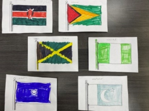 Flags for Black History Month
