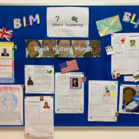 Research by Share students for Black History Month