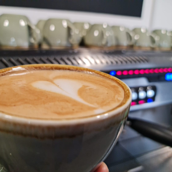 Close up of a cup of coffee